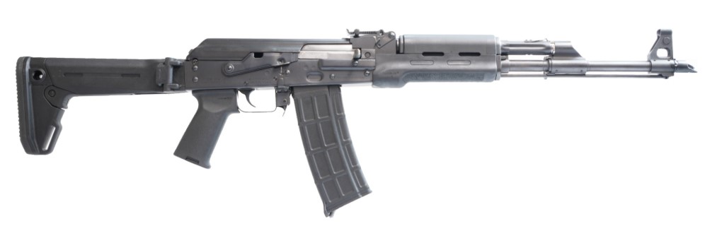 ZASTAVA PAP M90 5.56 AK RIFLE HOGUE HANDGUARD MAGPUL GRIP MAGPUL ZHUKOV STOCK 18.25IN CHROME LINED BARREL 1.5MM RECEIVER BULDGED TRUNNION 30RD ZR90556FS - Win Repeating Arms Promotion